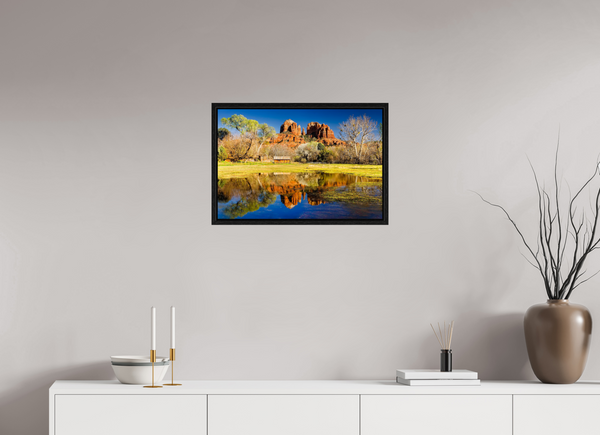 60 x 40 cm, Framed Print Cathedral Light — Sedona, Arizona