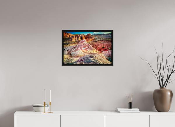 60 x 40 cm, Framed Print The Fire Wave — Valley of Fire, Nevada