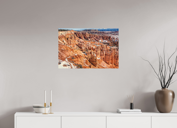 75 x 50 cm, Metal Print Silent Giants — The Hoodoos of Bryce Canyon