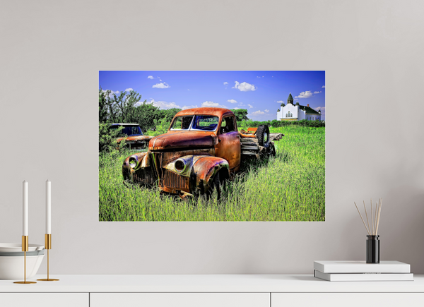 60 x 40 cm, Acrylic Print Faith and Rust