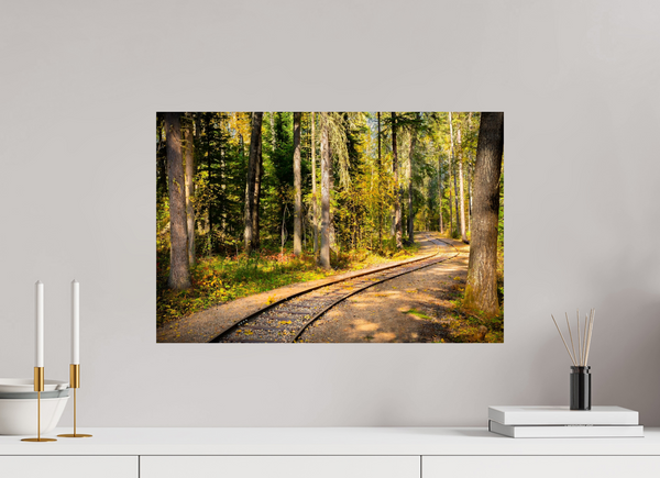60 x 40 cm, Photo Print Whispering Rails