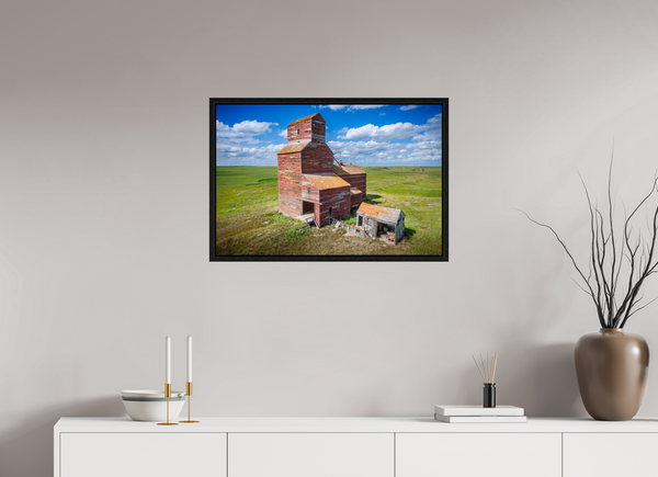 75 x 50 cm, Framed Print Prairie Giant in Silence