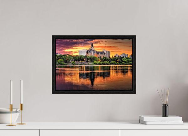 45 x 30 cm, Framed Print Golden Glow of the Bess