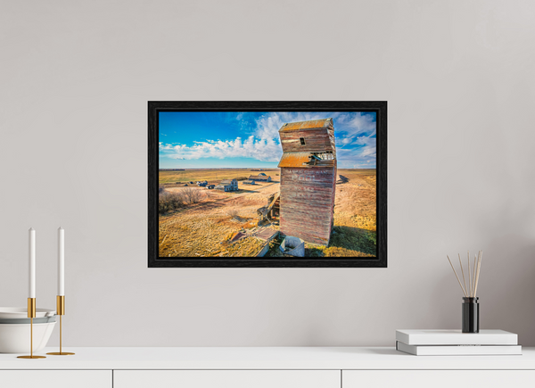 45 x 30 cm, Framed Print Fading Legacy – The Ghost Town of Bents, Saskatchewan