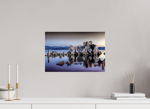 45 x 30 cm, Acrylic Print Whispers of Stone — Mono Lake, California