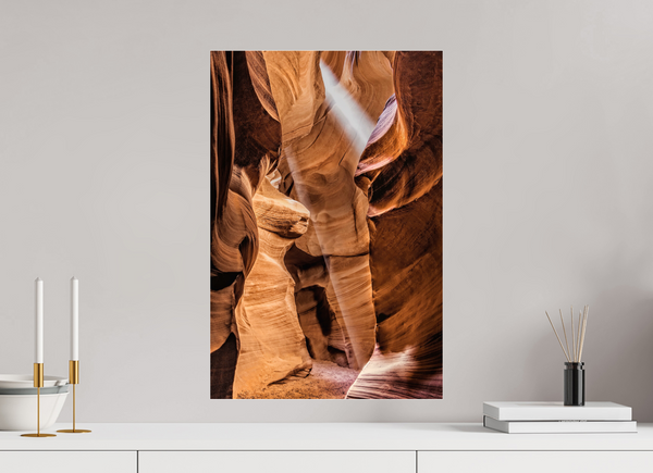 40 x 60 cm, Acrylic Print Lightfall in Antelope Canyon