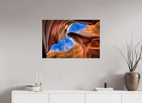 90 x 60 cm, Photo Print Window to Infinity — Antelope Canyon, Arizona