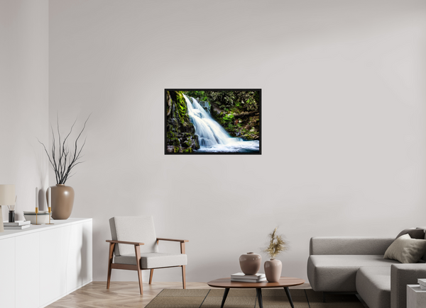 90 x 60 cm, Framed Print Eternal Flow — Abrams Falls, Great Smoky Mountains