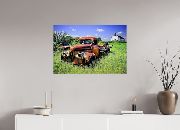 90 x 60 cm, Photo Print Faith and Rust