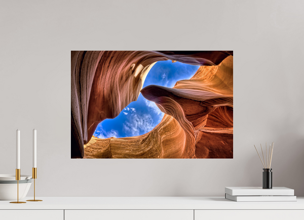 60 x 40 cm, Acrylic Print Window to Infinity — Antelope Canyon, Arizona