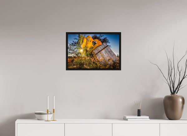 60 x 40 cm, Framed Print Tilted Glory